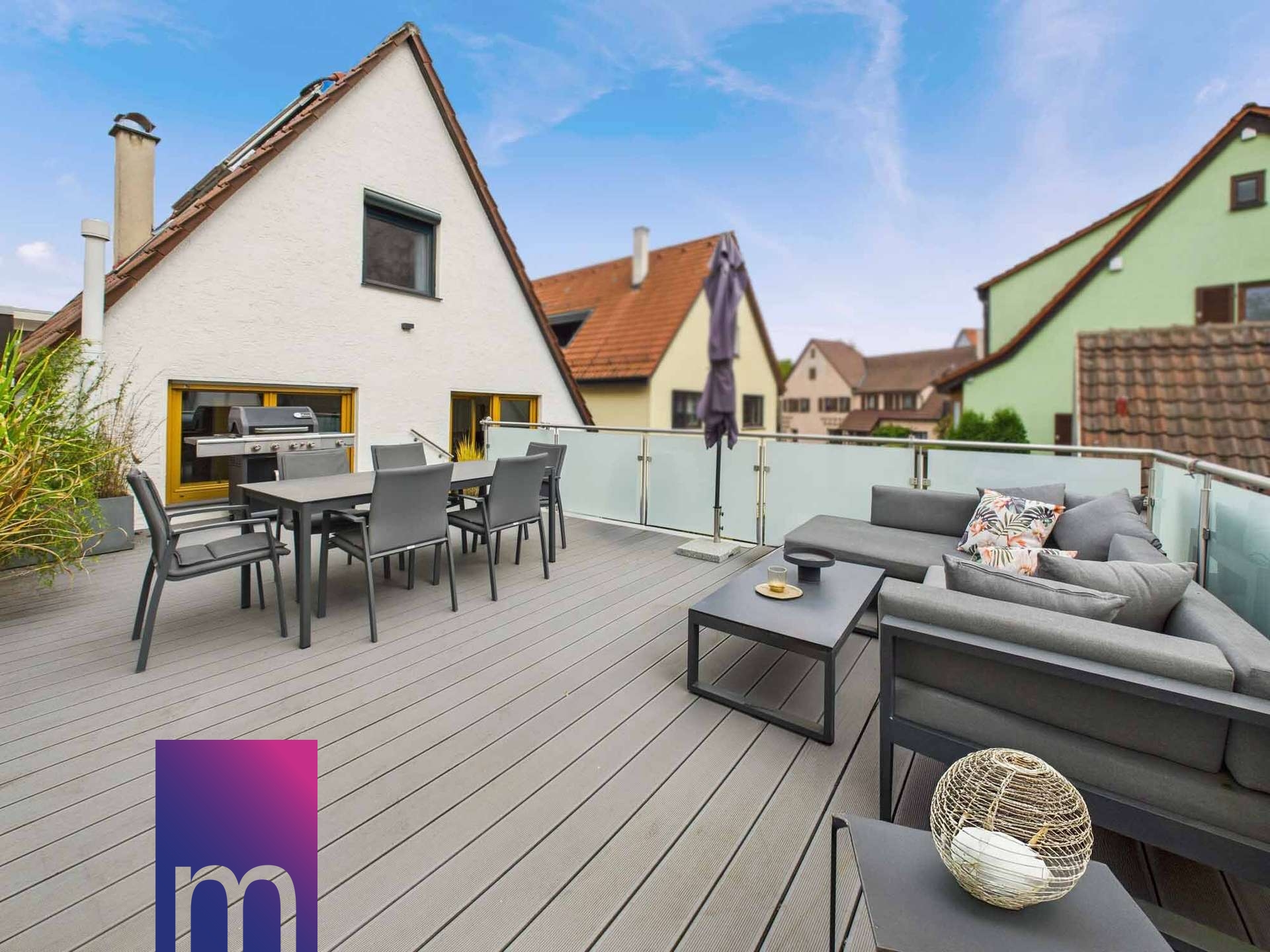 Tolle - großzügige Dachterrasse