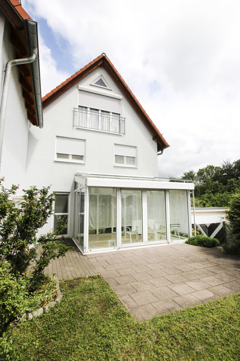 Wintergarten und Terrasse