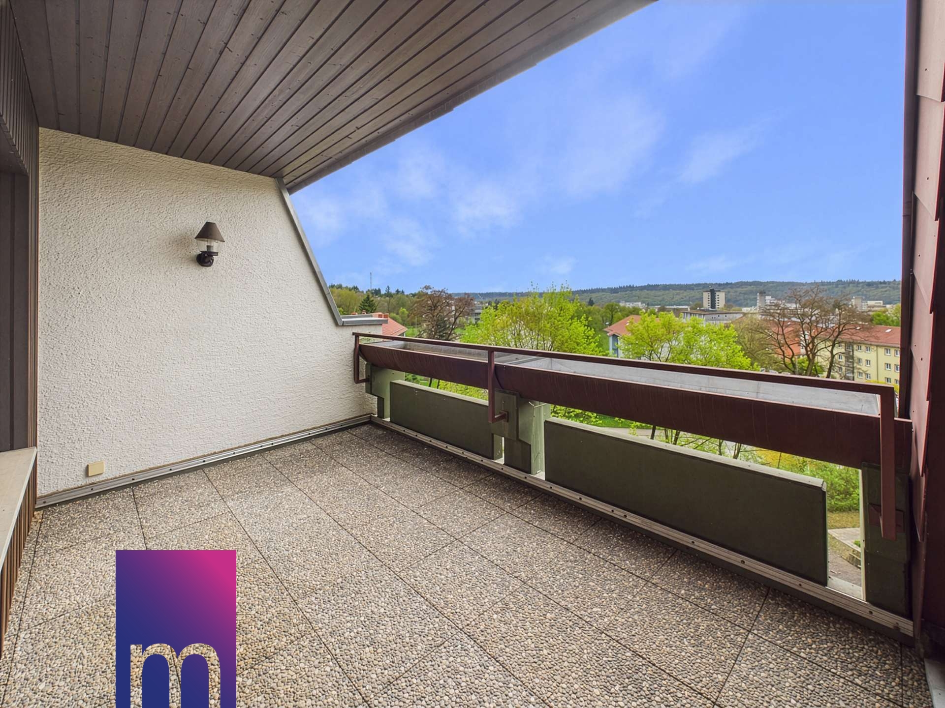 Süd-Balkon mit Weitblick