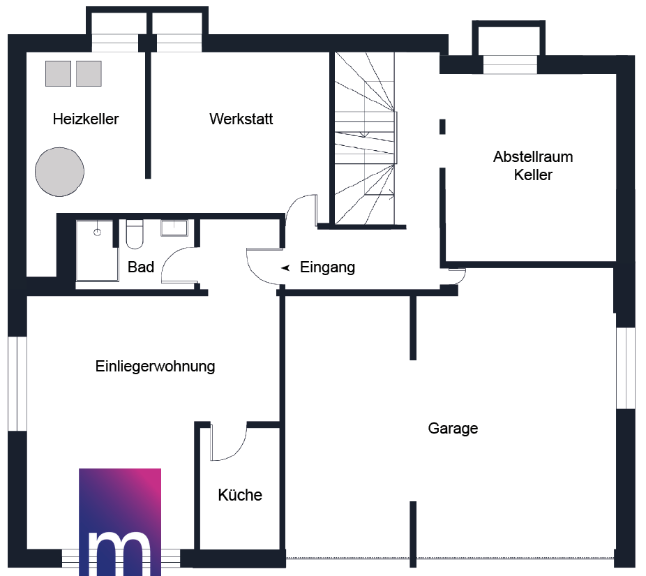 Grundriss Einlieger