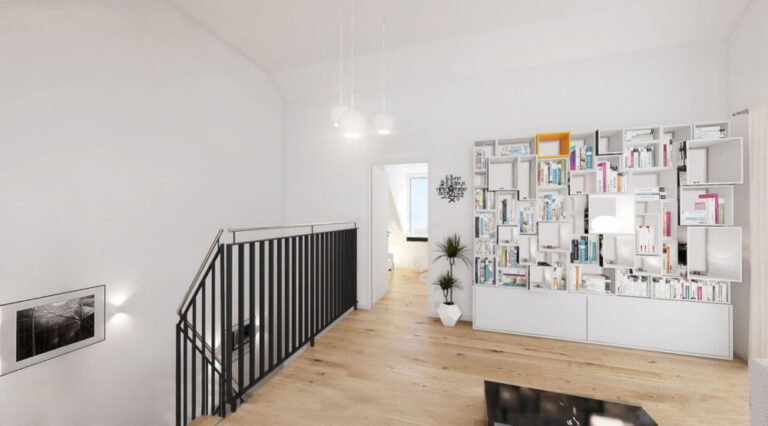 Wohn(t)raum. Helle und moderne Wohnung mit großer Terrasse und Garten