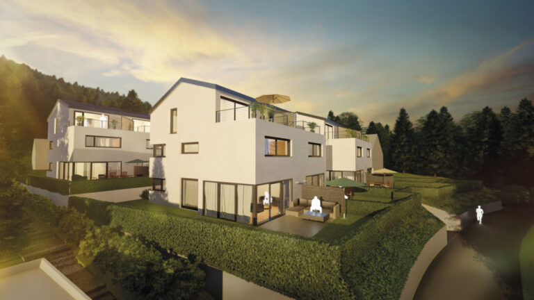 Neubau: Im Grünen Wohnen: Doppelhaushälfte mit Garten und Dachterrasse