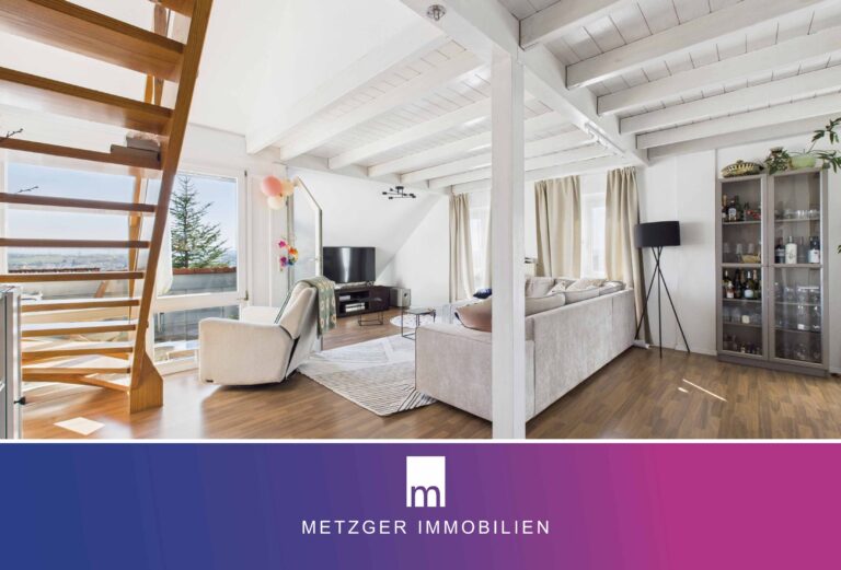 Bezugsfreie 4,5-Zimmer-Maisonette-Wohnung mit toller Aussicht!