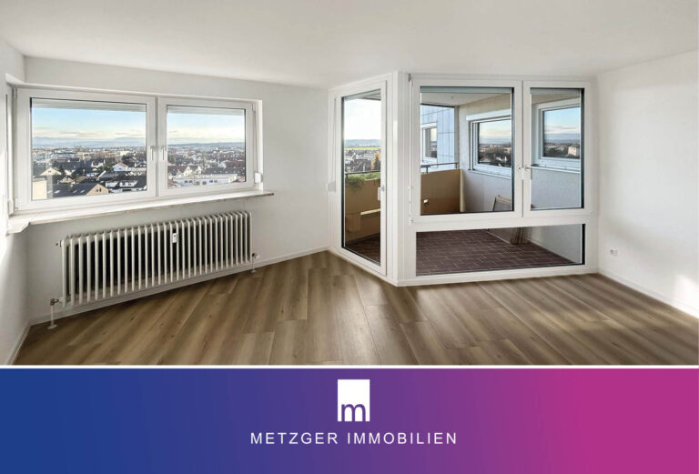 *Erstbezug nach Sanierung* – 3,5-Zimmer-Wohnung mit Aussicht pur!