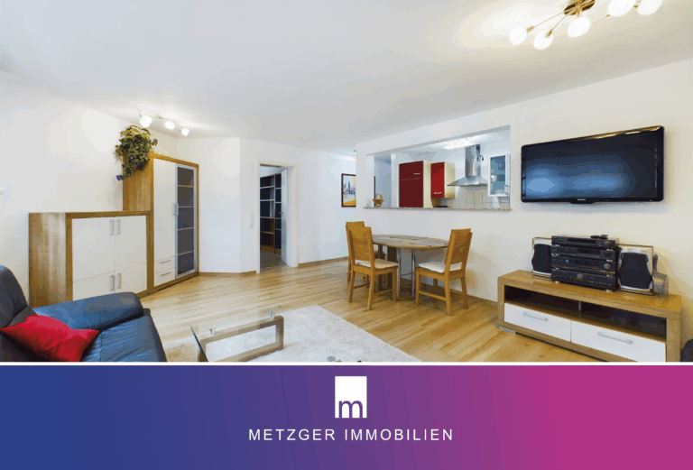 Einziehen und wohlfühlen: Helle und vollmöblierte 3-Zimmer-Wohnung in toller Lage