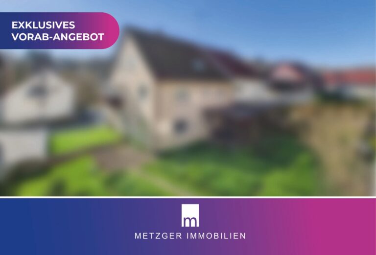 Viel Platz für Generationen, Vermietung & neue Ideen – gepflegtes MFH mit großem Garten in Esslingen