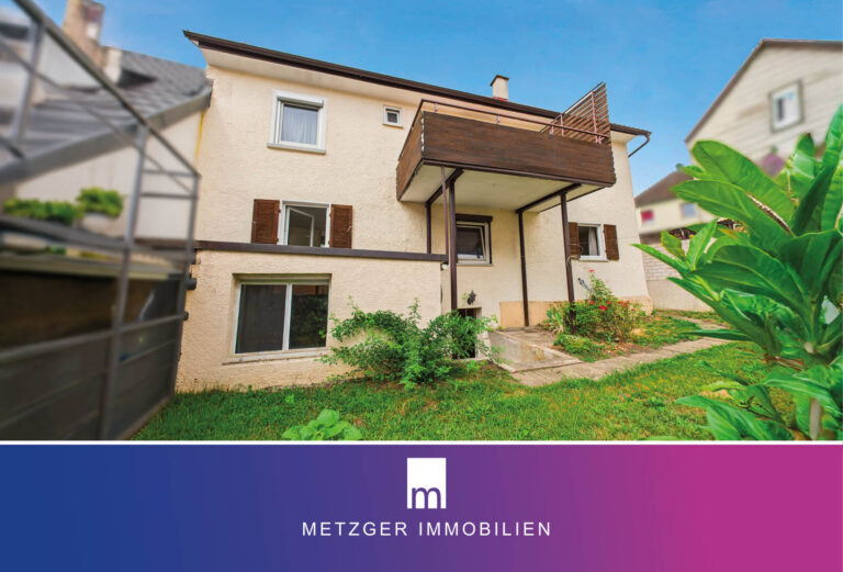 Ein Zuhause zum Gestalten – Zweifamilienhaus mit Garten in zentraler Lage