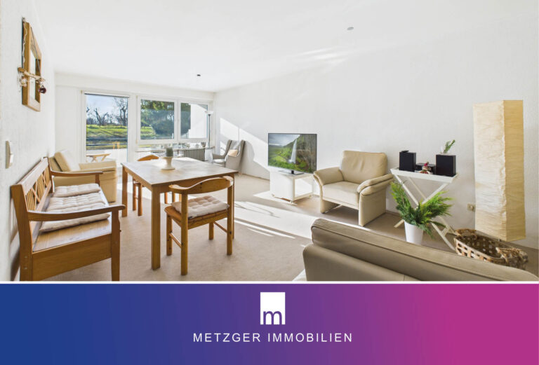Wohnen am Feldrand: Helle 3-Zimmer-Wohnung mit Süd-West-Balkon in Esslingen-Berkheim