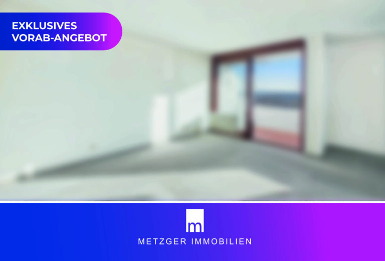 Sonniges 1-Zimmer-Apartment mit Südbalkon und fantastischem Weitblick