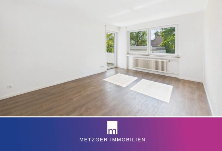 Freie, barrierearme 2-Zimmer-EG-Wohnung zur Selbstverwirklichung mit Balkon
