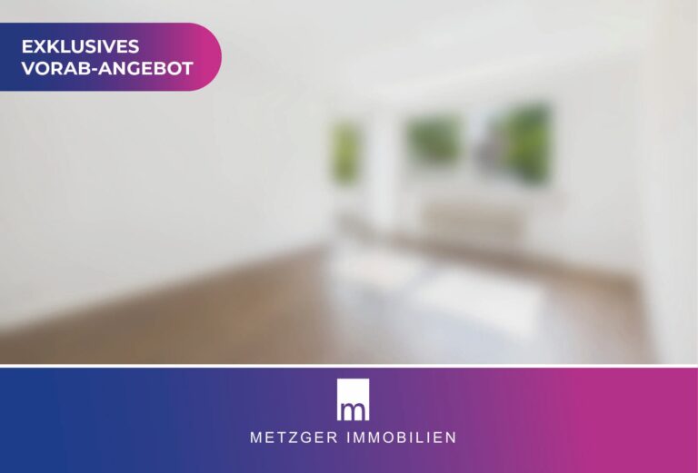 Freie, barrierearme 2-Zimmer-EG-Wohnung zur Selbstverwirklichung mit Balkon