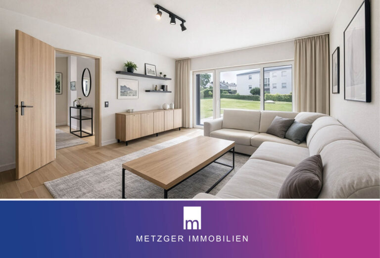 Schöne 3- bis 4-Zimmer-EG-Wohnung in begehrter Lage mit sonniger Terrasse in Süd-West-Ausrichtung