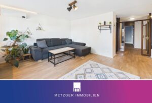 Bezugsfreie 3-Zi.-Whg. mit Wohlfühlcharakter in Top-Zustand & überdachtem Balkon in naturnaher Lage