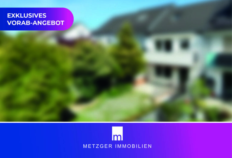 Charmantes Reihenmittelhaus mit tollem Garten in ruhiger Lage
