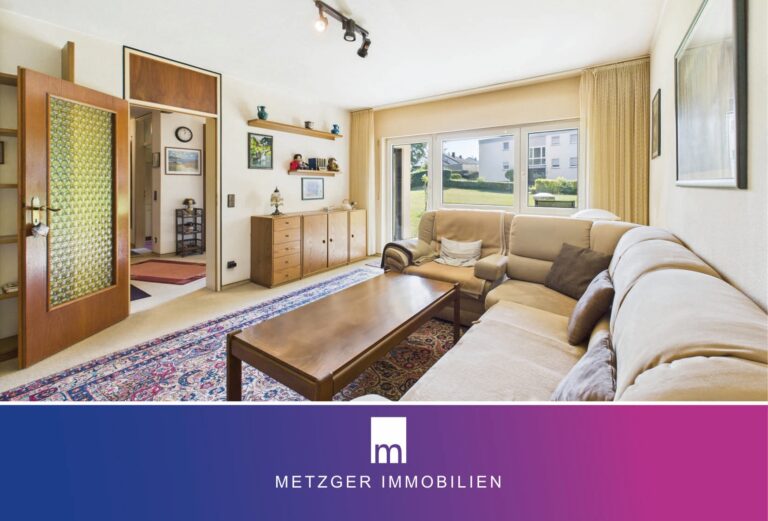 Bezugsfreie 3-4 Zimmer-Erdgeschosswohnung mit Süd-West-Terrasse in attraktiver Lage