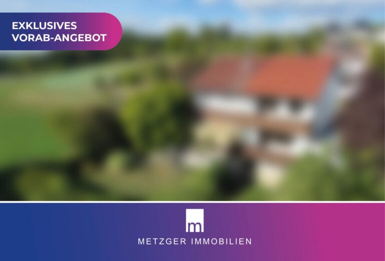 Modernisieren und selbst gestalten: Doppelhaushälfte mit Garten und Blick über die Felder