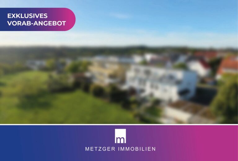 Neuwertiges Reihenhaus – Energieklasse A+, Garten+Dachterrasse & Weitblick bis zur Schwäbischen Alb