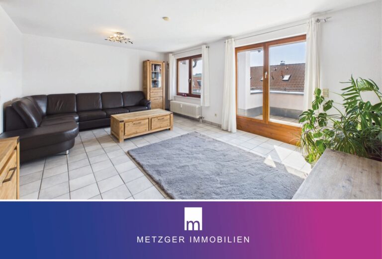 5-Zimmer-Maisonettewohnung mit vielseitigem Galeriebereich, Süd-Balkon und TG-Stellplatz – frei