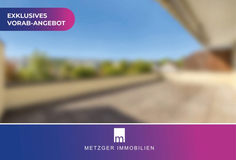 100m² Wohnkomfort mit großer Süd-Terrasse: Renovierte 3-Zi.-Whg., Aufzug und Stellplatz in Esslingen