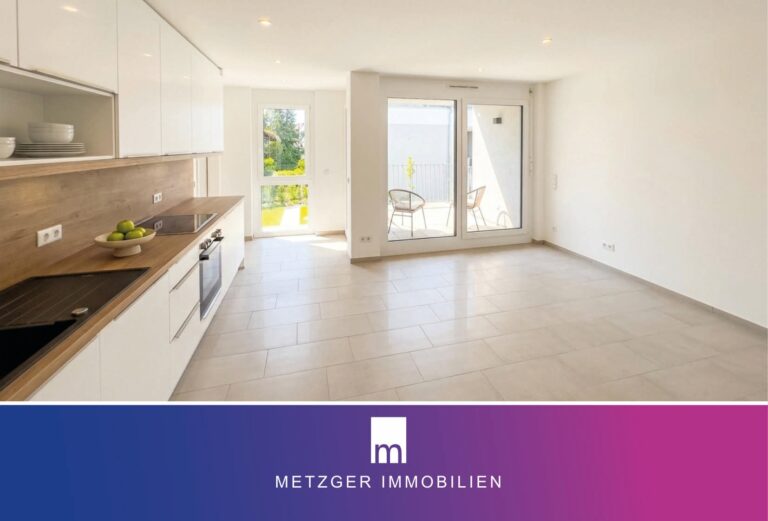 Hochwertige 2-Zimmer-Wohnung im Neubau mit Einbauküche, Balkon & Aufzug