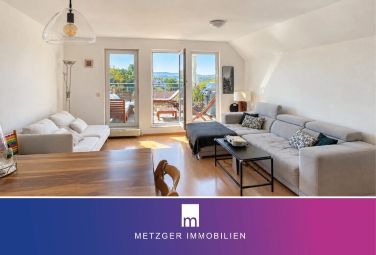 Schöne Maisonette-Wohnung mit toller Dachterrasse + Balkon