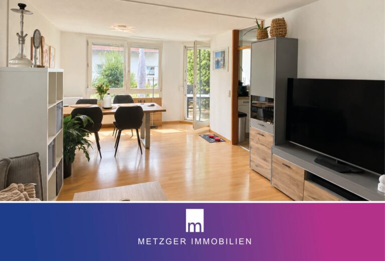 Helle 3-Zimmer-EG-Wohnung mit schönem Garten