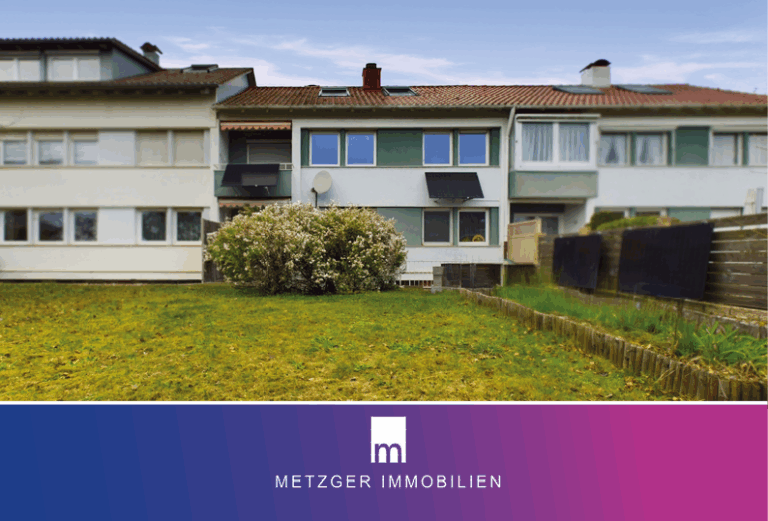 Schönes 9m breites Reihenmittelhaus mit großem Grundstück, toller Aussicht und in ruhiger Lage