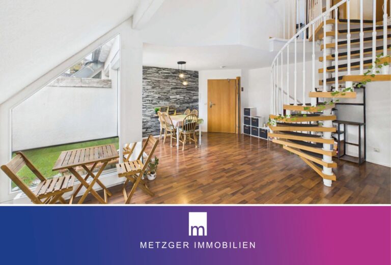 Moderne 4-Zimmer-Maisonettewohnung in S-Bahn-Nähe