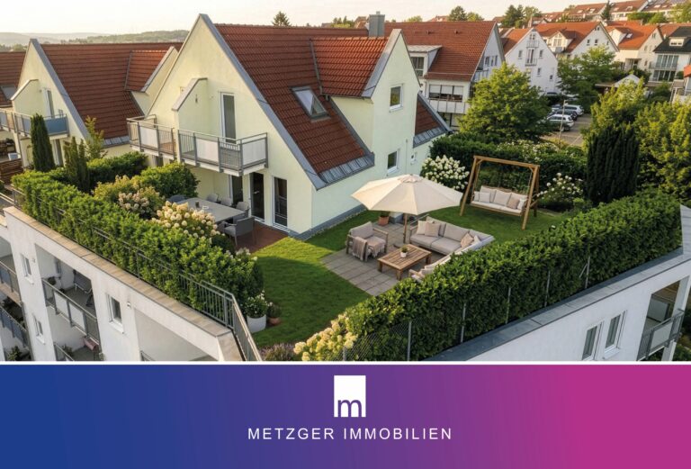 Haus im Haus: 3 – 4 Zimmer mit tollem, riesigem Dachgarten und fantastischer Aussicht