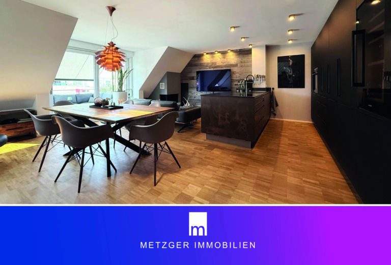 Exklusives Wohngefühl: Neuwertige Mais.-Wohnung mit hochwertiger Ausstattung, Süd-Balkon und Kamin