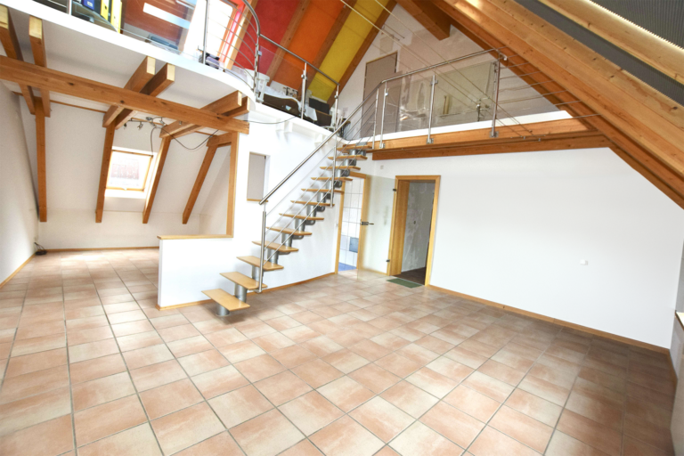 Helle, charmante 4,5-Zimmer Wohnung mit großer Werkstatt / Garage
